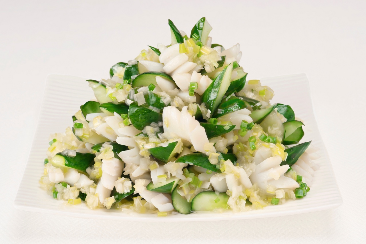 イカと胡瓜の葱塩ダレ