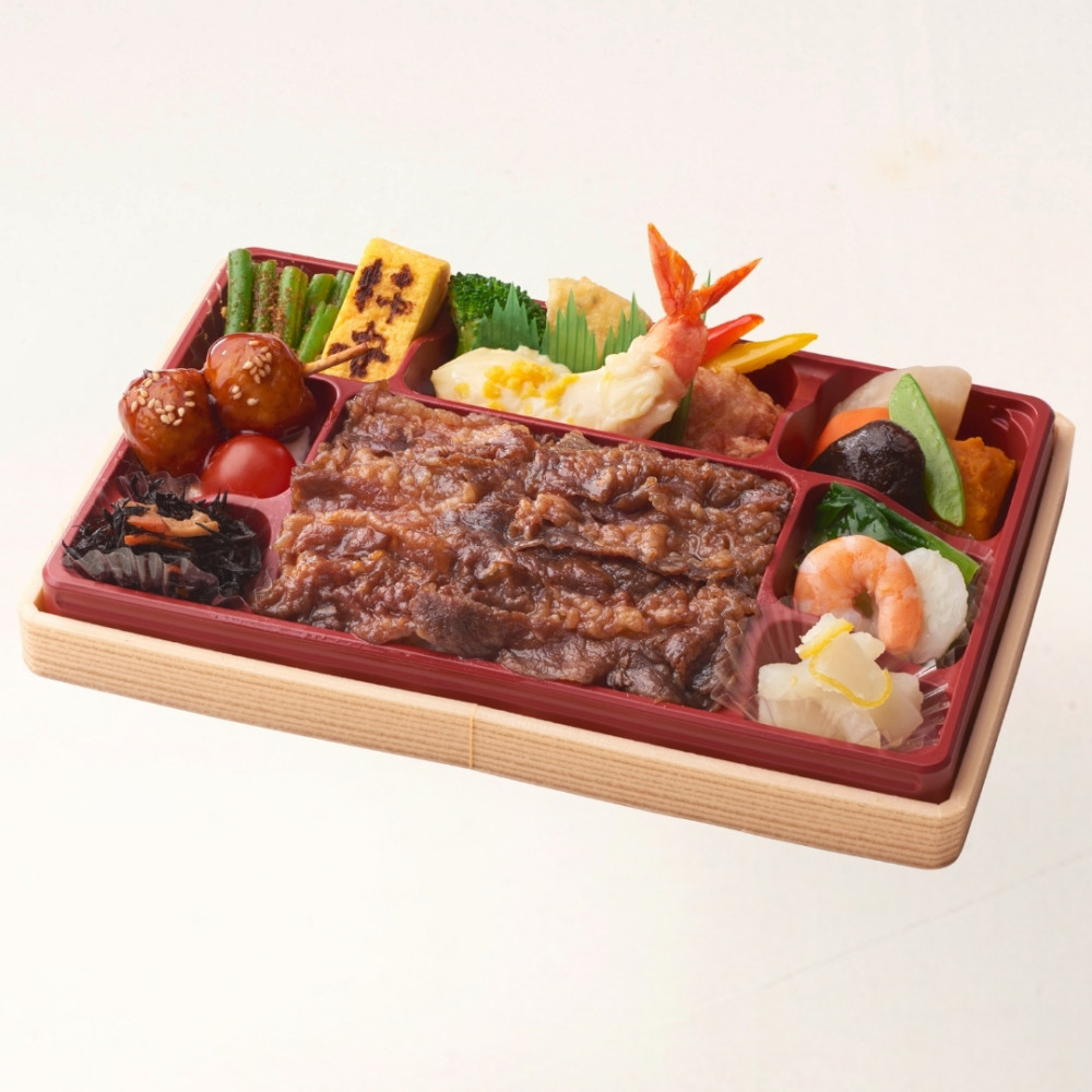 牛肉しぐれ煮の賑やか御膳