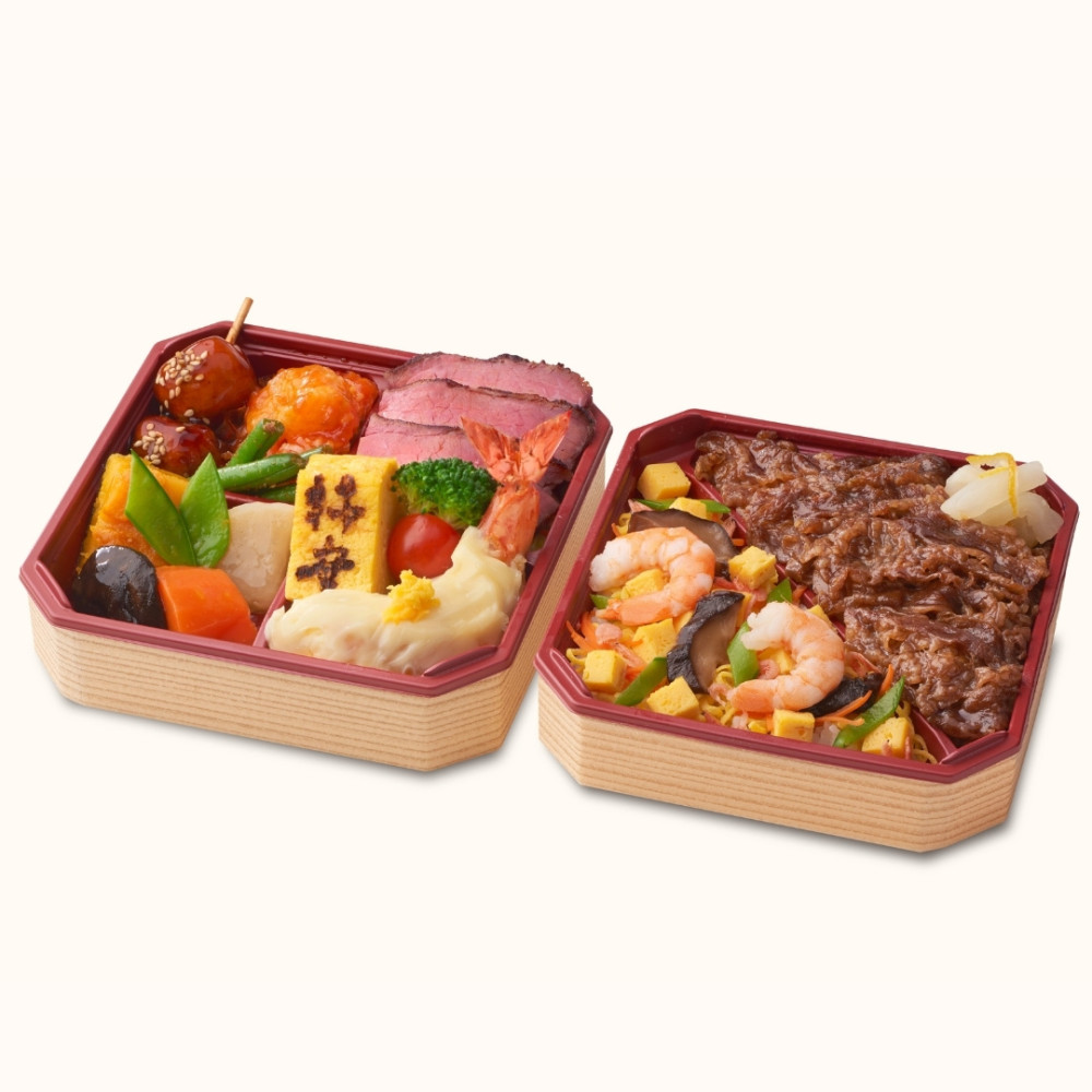おかずや　華やか二段弁当