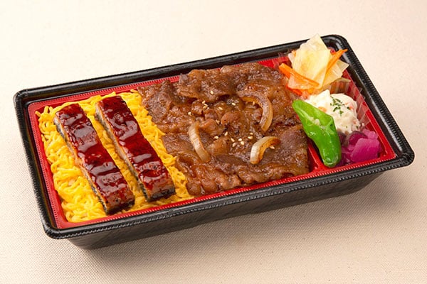 『うなぎ＆スタミナ焼肉弁当』