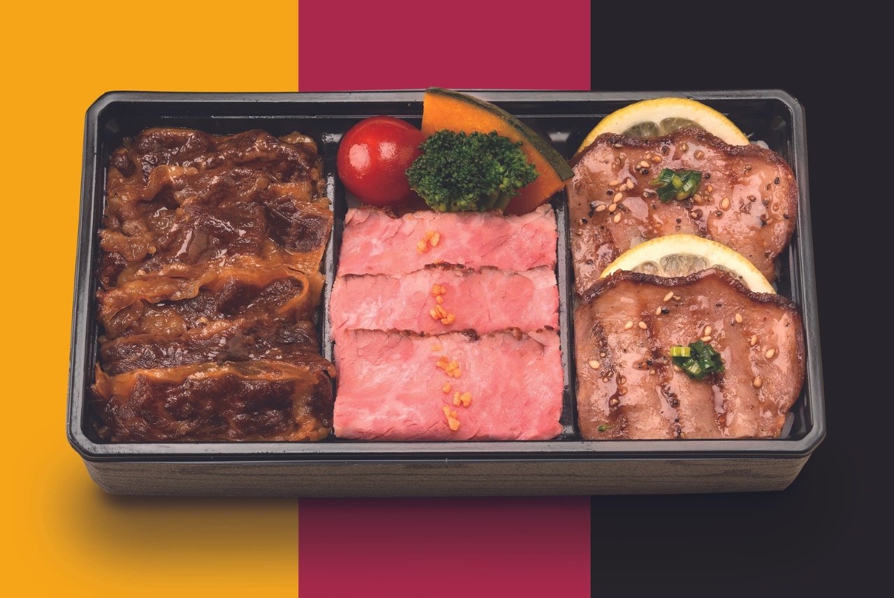 『肉の老舗柿安 三種の牛づくし弁当』