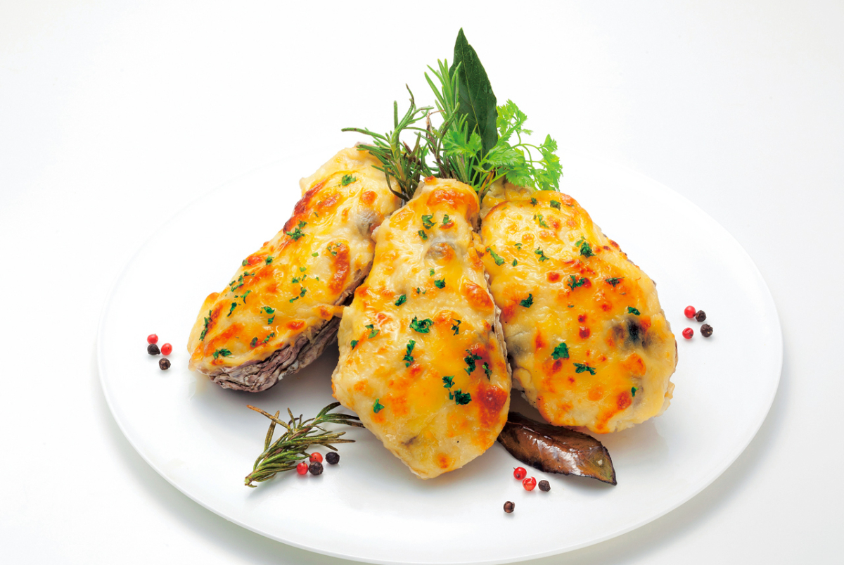 まるごと牡蠣のグラタン