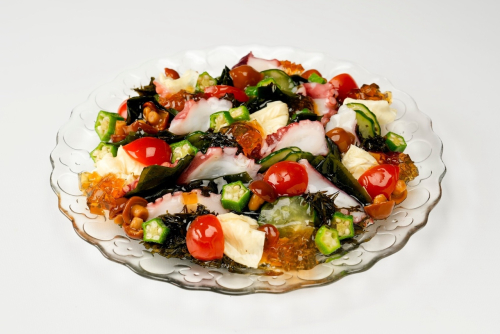 タコと湯葉のねばとろ美サラダ