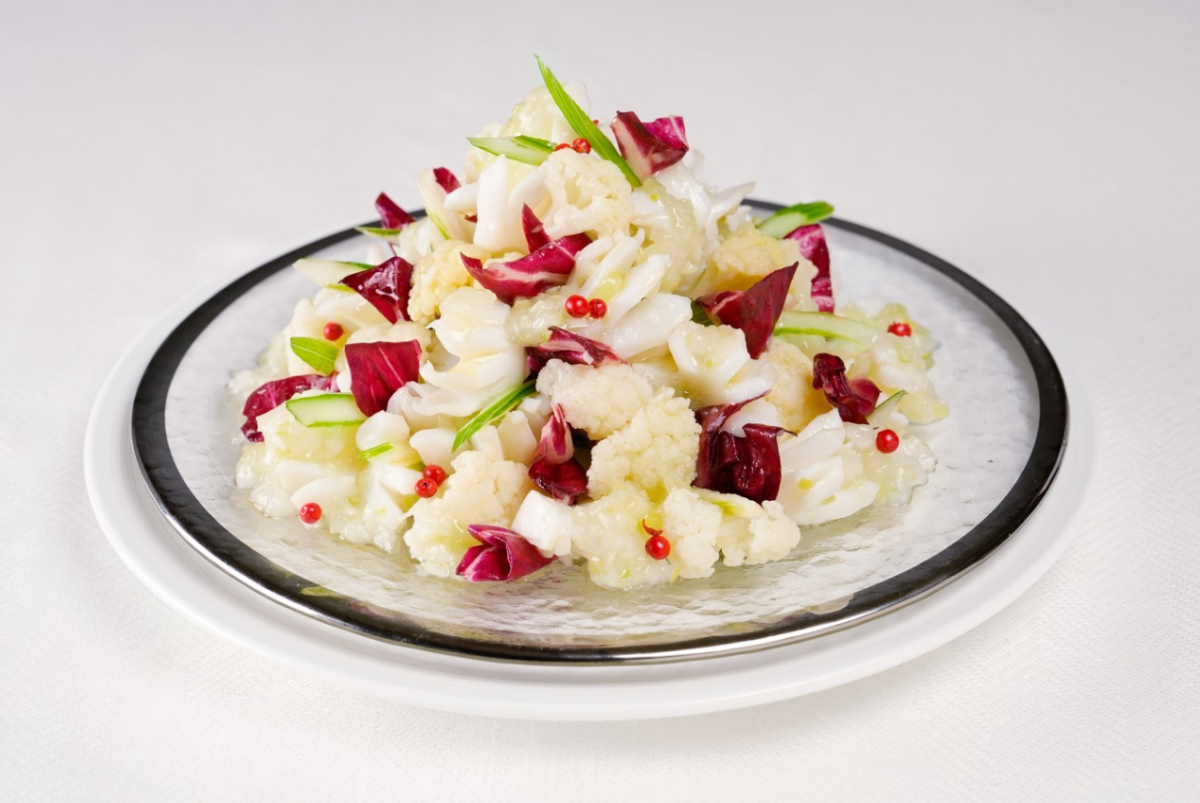 イカとセロリのねぎ生姜ソース