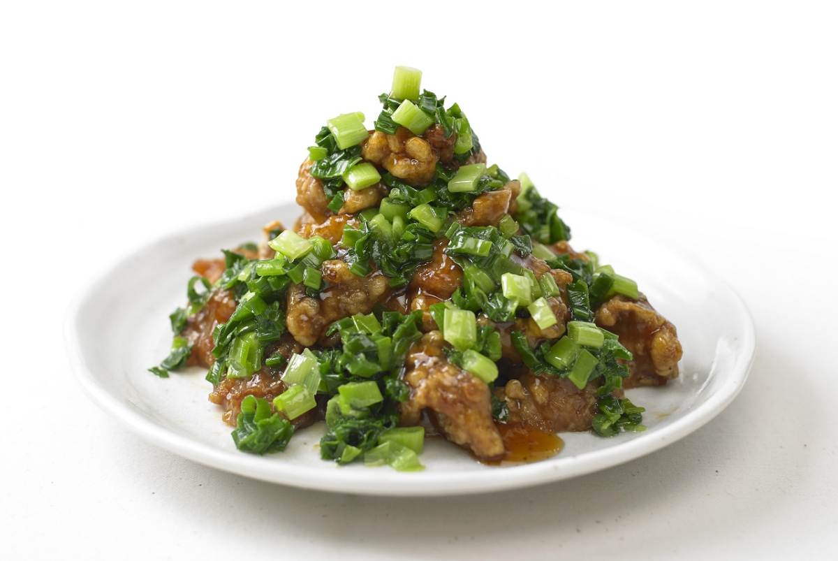 林 種男さんが育てた京都産九条葱ねぎ南蛮唐揚げ