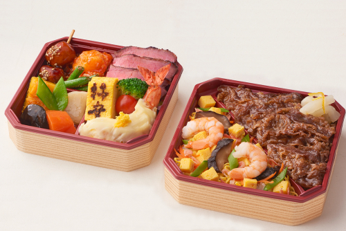 柿安 満喫二段弁当