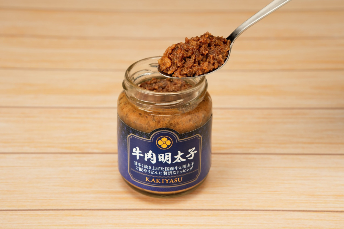 【柿安 瓶詰めシリーズ】牛肉明太子