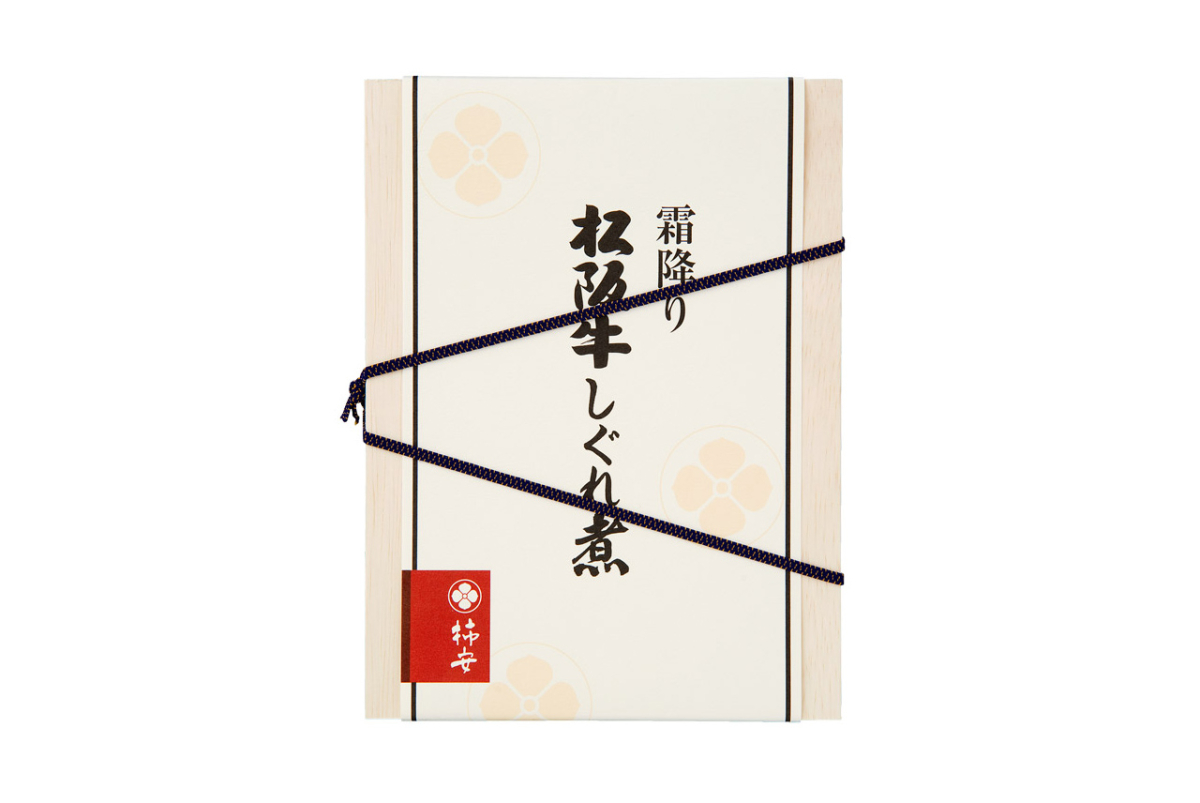 霜降り松阪牛しぐれ煮パッケージ