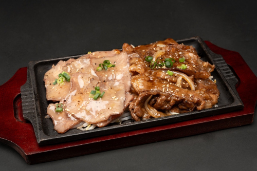 鉄板 牛タン・牛カルビ焼肉